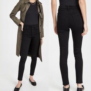 Rag & Bone Black High Rise Skinny Jeans  SZ 27